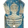 BUCK ROGERS SPACESHIP COMMANDER  SOLAR SCOUTS SPACESHIP COMMANDER  BADGE